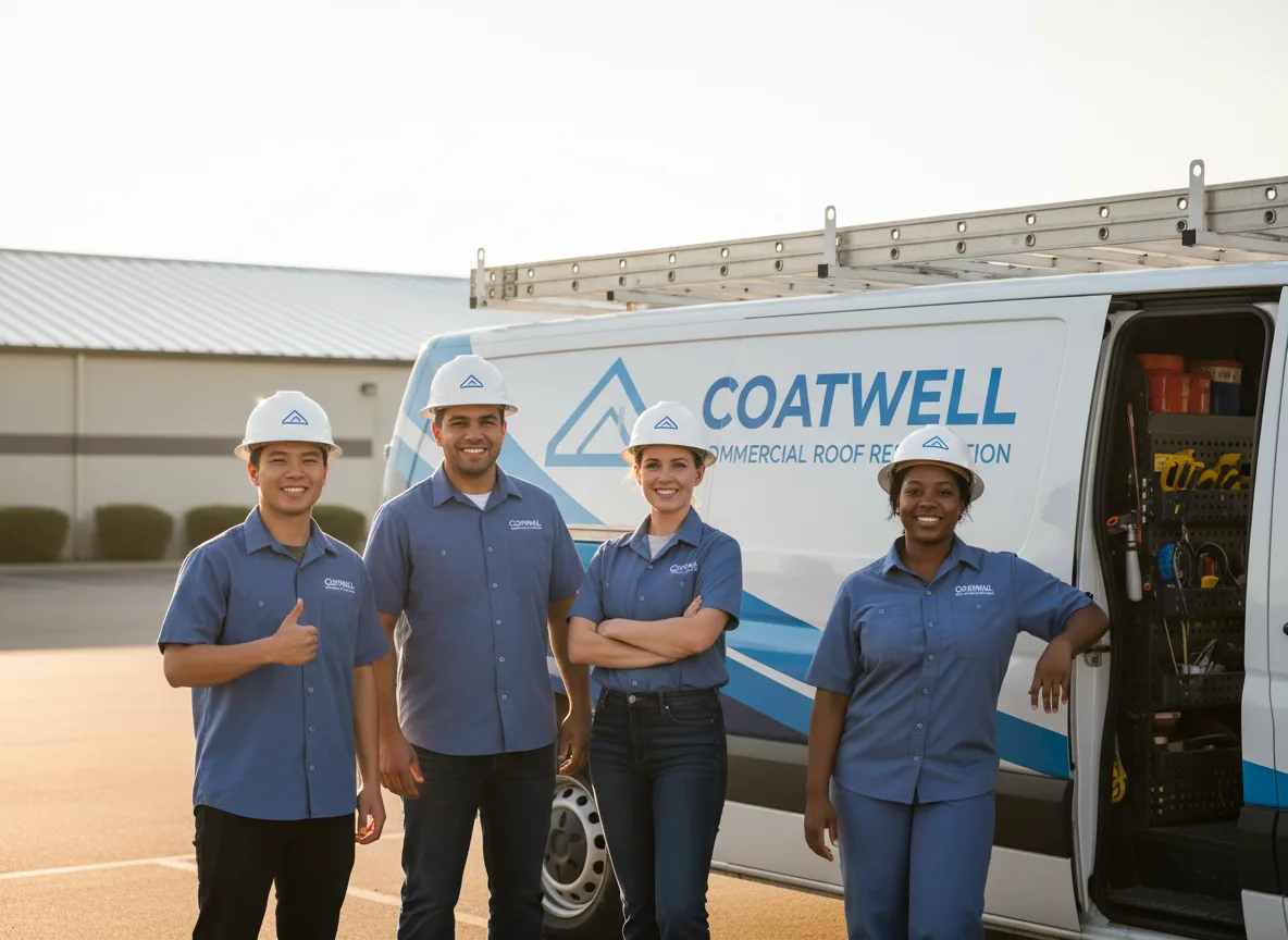 Commercial roof coating company in Newport, MI